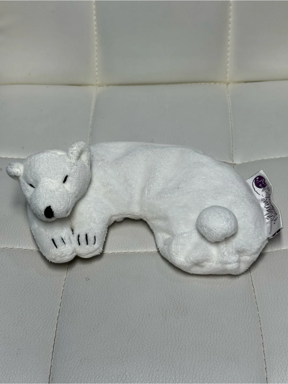 Warm Whiskers Microwavable Polar Bear Heat Cold Aromatherapy Plush Stuffed